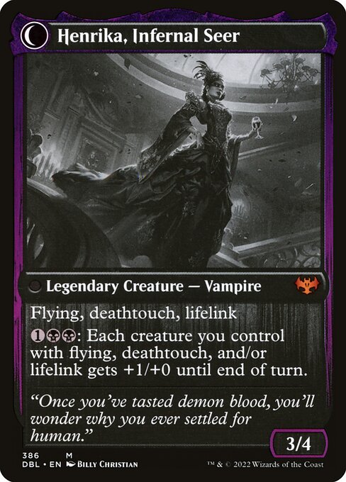 Henrika Domnathi (386) [Innistrad: Double Feature] Reverse