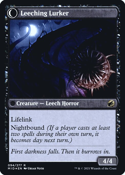 Curse of Leeches (94) [Prerelease Cards] Reverse