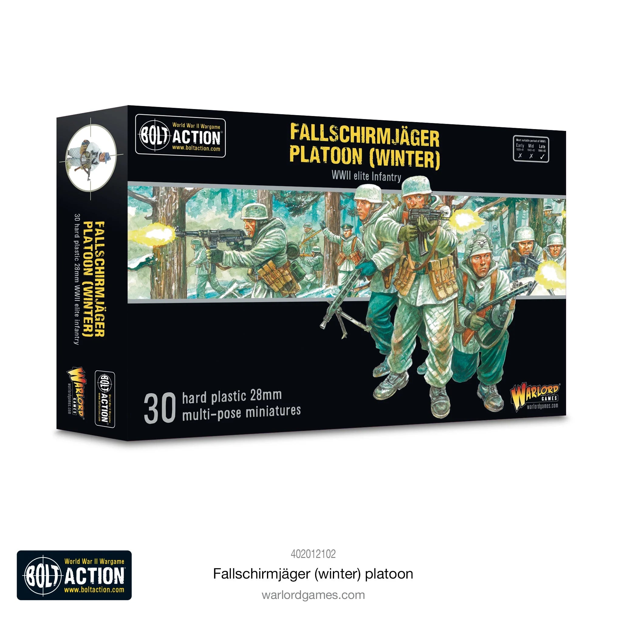 Bolt Action Fallschirmjäger (hiver) Peloton (anglais)
