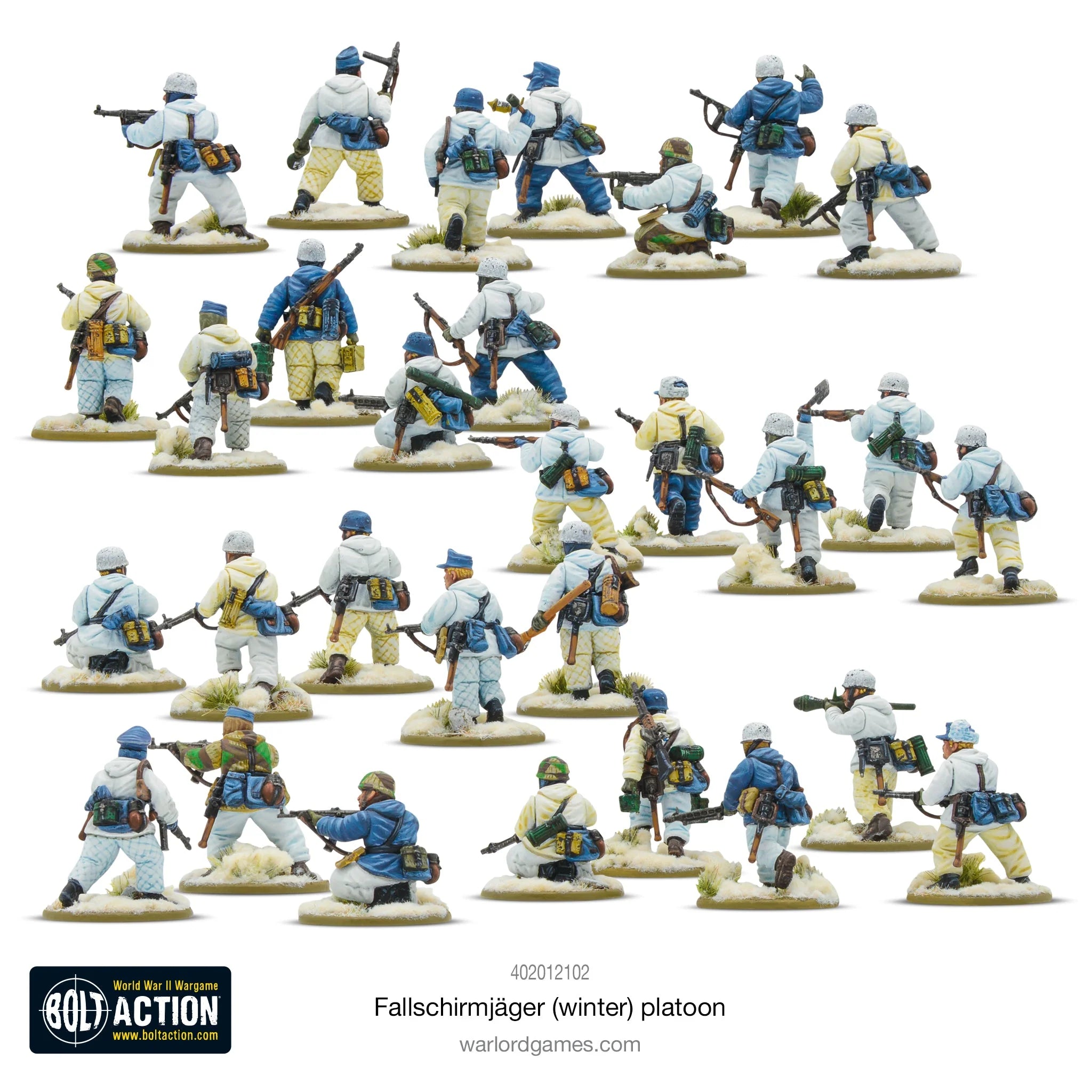 Bolt Action Fallschirmjäger (hiver) Peloton (anglais)