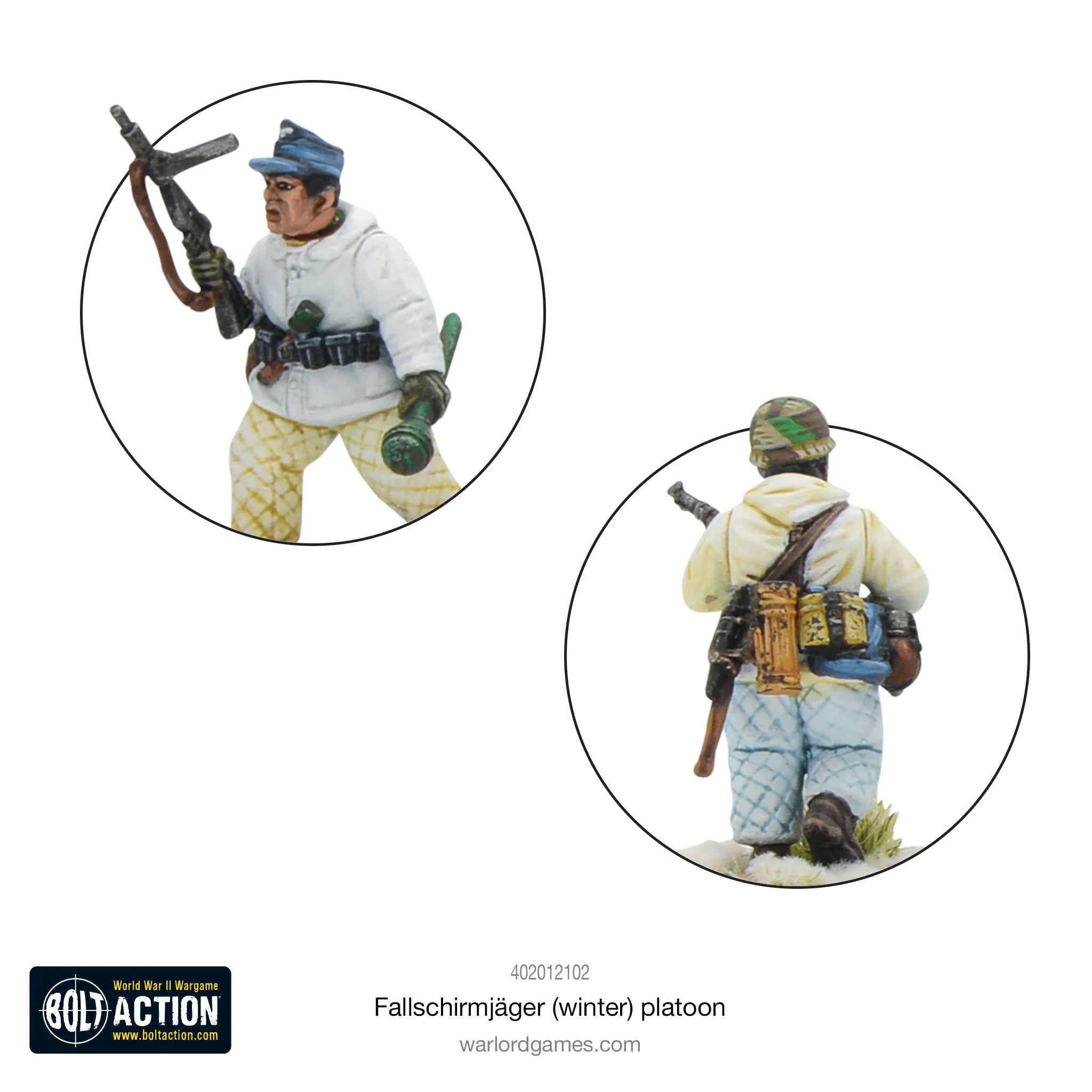 Bolt Action Fallschirmjäger (hiver) Peloton (anglais)