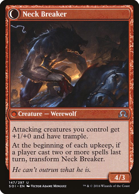 Breakneck Rider (147) [Shadows over Innistrad] Reverse