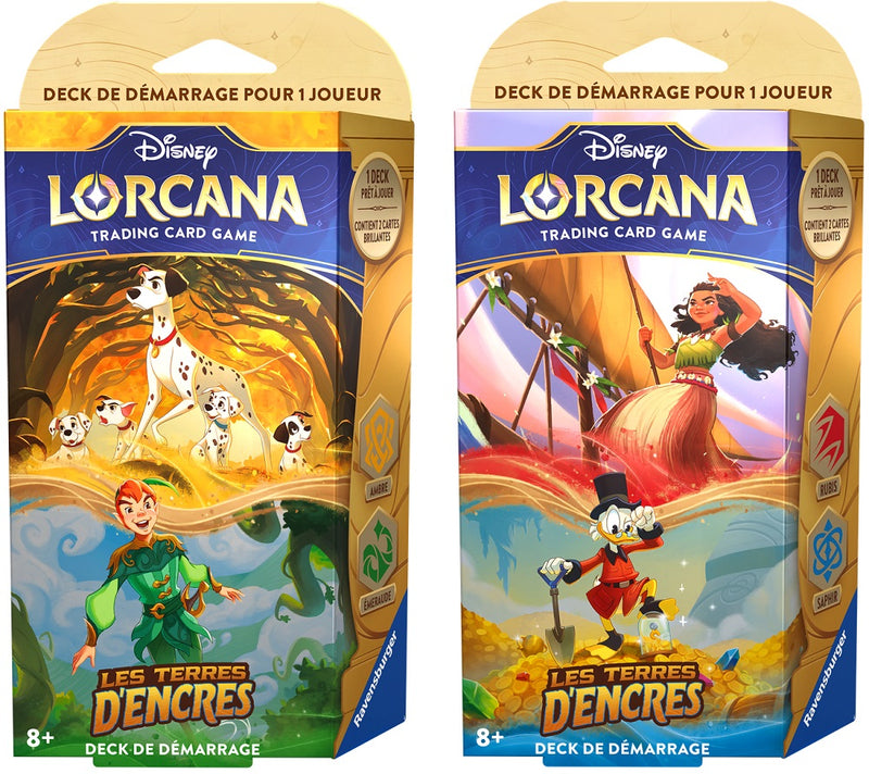 Disney Lorcana : Into The Inklands - Deck de Demarrage (Français)