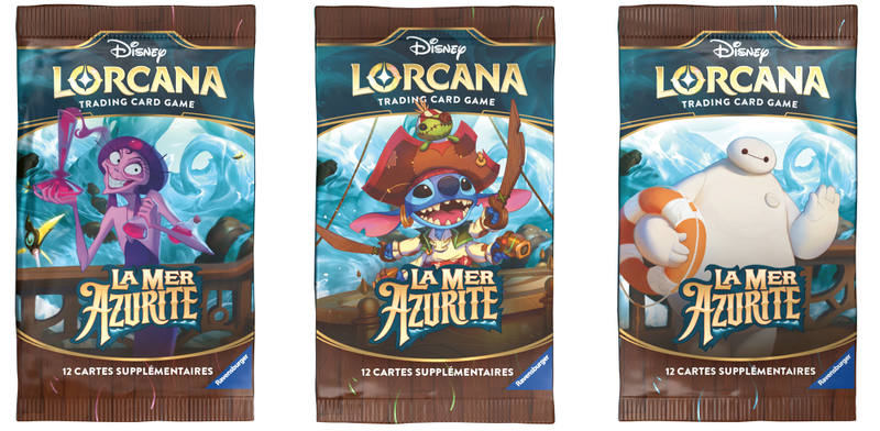 Disney Lorcana : Coffret Booster Azurite Sea (Français) (Pré-commande)