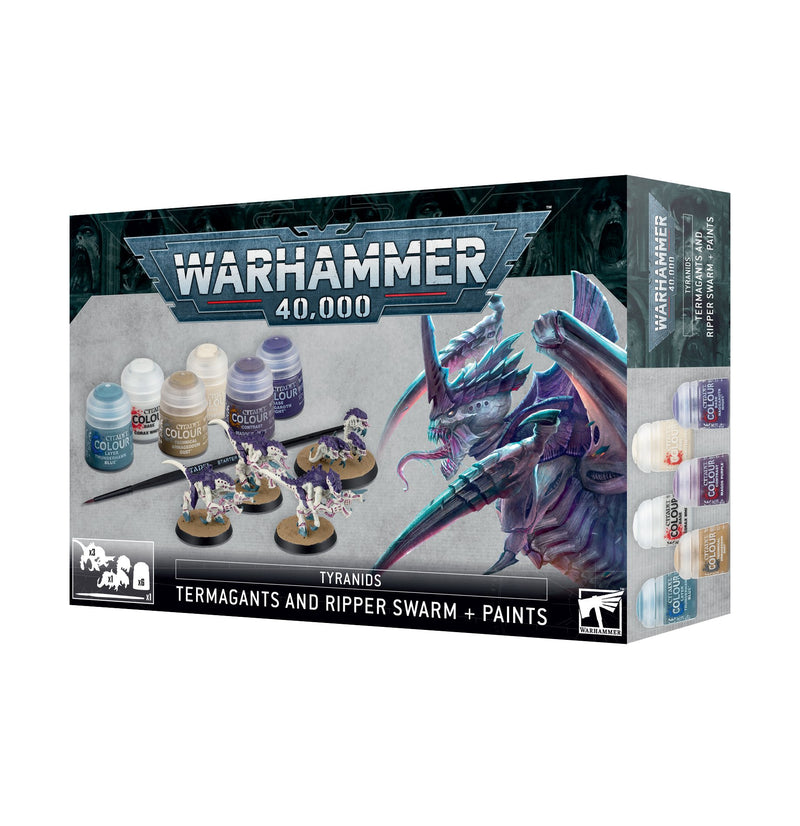 Termagants et Ripper Swarm + Ensemble de peintures