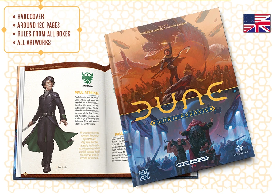 Dune: War for Arrakis Deluxe Rulebook (Kickstarter)
