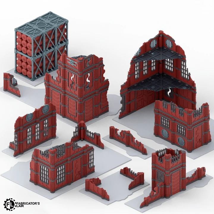 11th Edition Foldable Terrain - Industrial
