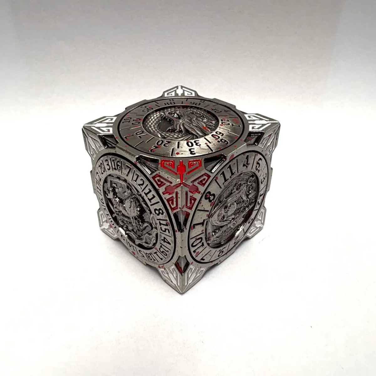 Metal Rotating Dragon Die - Iron Blood