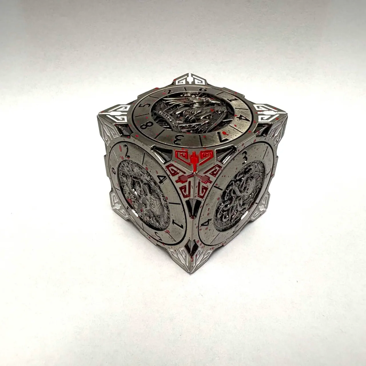 Metal Rotating Dragon Die - Iron Blood