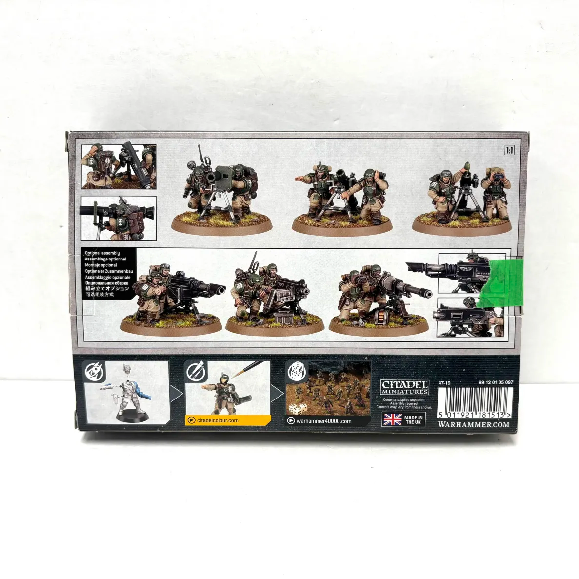 Astra Militarum: Heavy Weapons Squad (1) (Used)