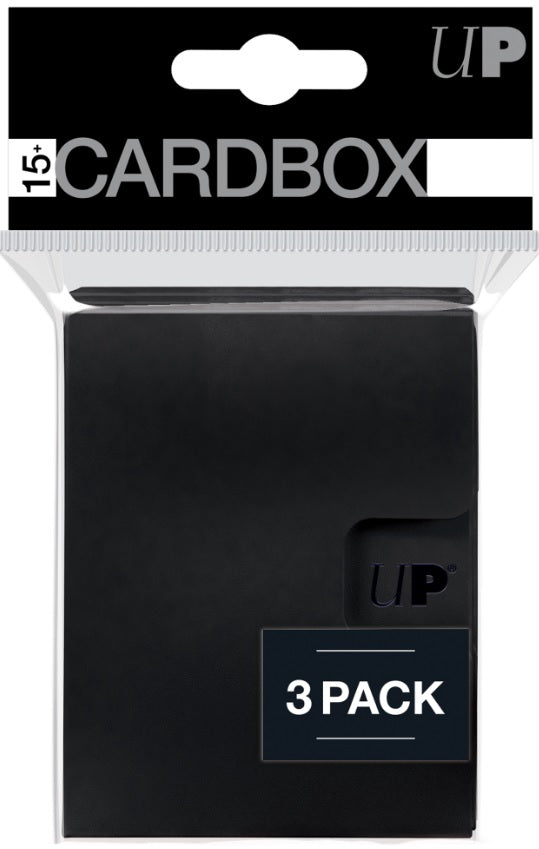 15+ Card Box 3 Pack (Black)