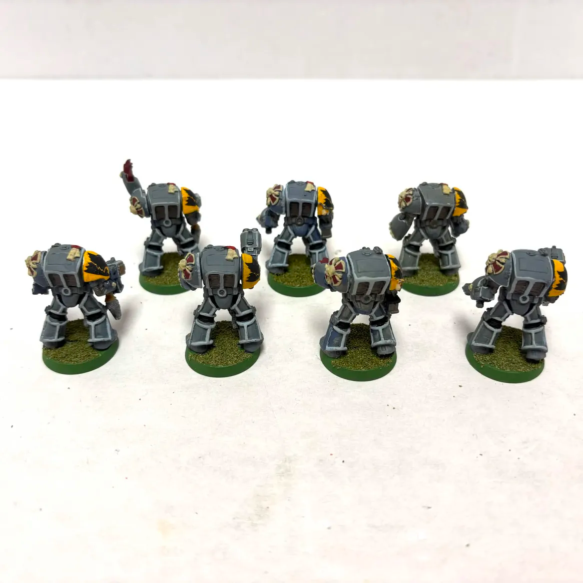 Space Wolves: Wolfguard Terminators (7 Models) (Old) (Used)