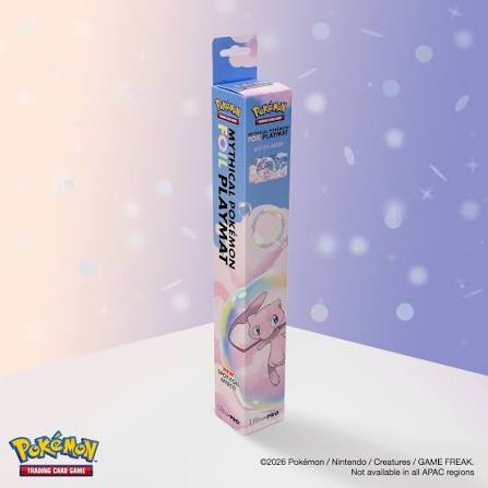 Pokemon Playmat Mew Mythical Foil