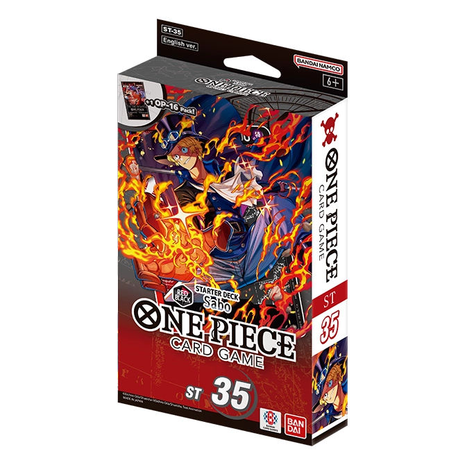 One Piece TCG: ST35 Starter Deck Red Black Sabo (Pre-Order)