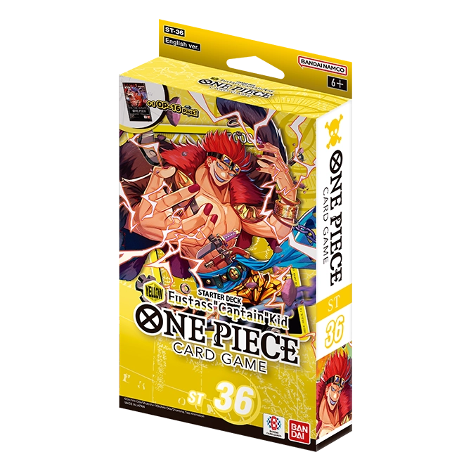 One Piece TCG: ST36 Starter Deck Yellow Eustass"Captain"Kid (Pre-Order)