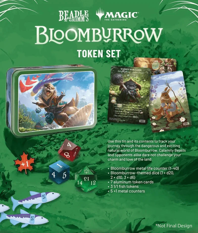 Coffret de jetons Bloomburrow Magic : The Gathering de Beadle &amp; Grimm