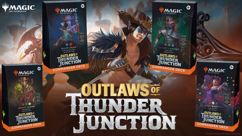 Outlaws of Thunder Junction Commander Decks (Set of 4 Decks)