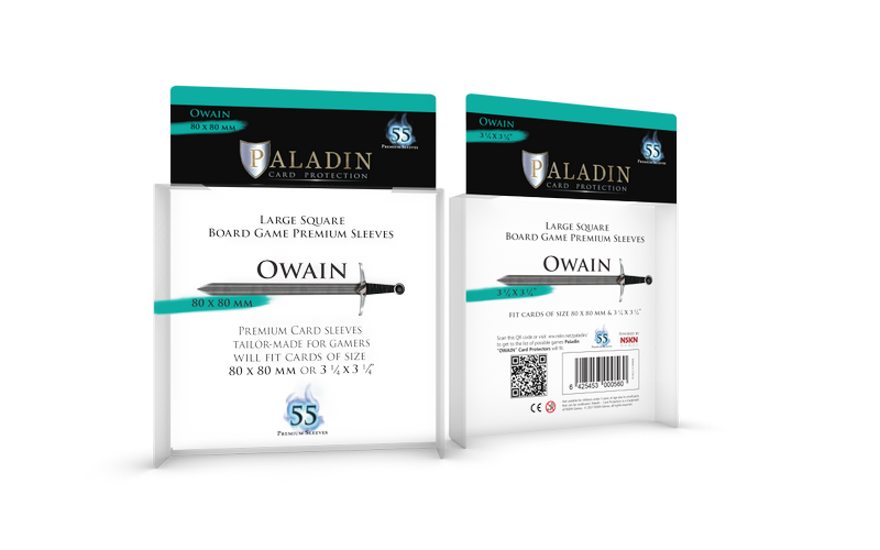 Paladin Sleeves - Owain - 80MM x 80MM