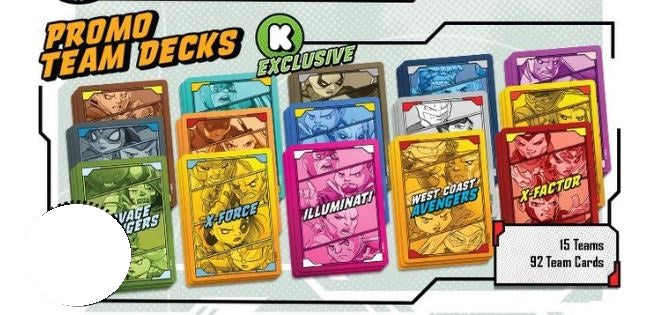 Marvel United : Decks d'équipe promotionnels (Édition Kickstarter) (Anglais)