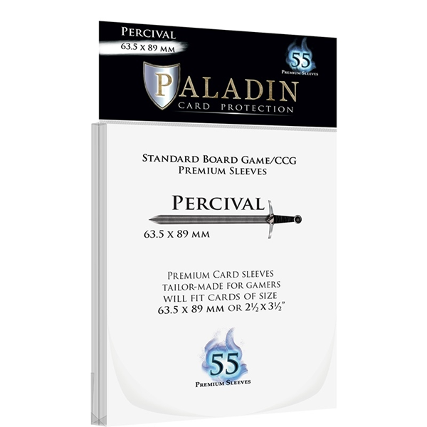 Paladin Sleeves - Percival - 63.5MM x 89MM
