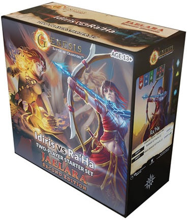 Coffret de démarrage pour deux joueurs Genesis : Battle of Champions - Idiris vs Ra'Ha (utilisé)