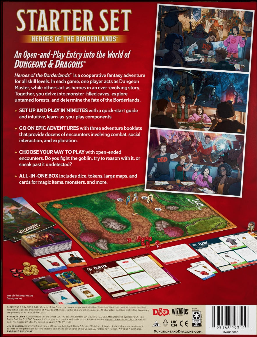 Dungeons & Dragos Starter Set Heroes of the Borderlands (English)