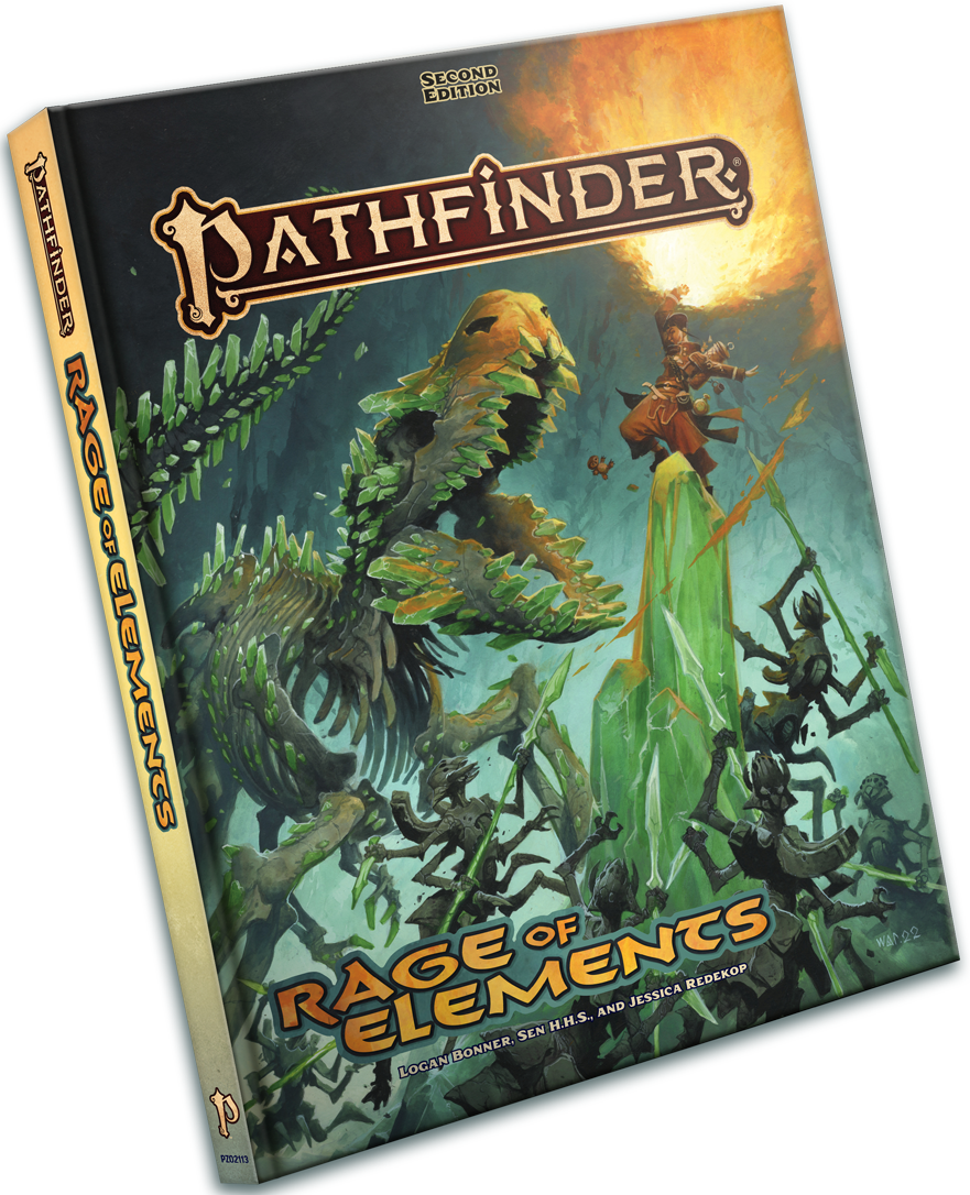 Pathfinder 2e Rage des éléments