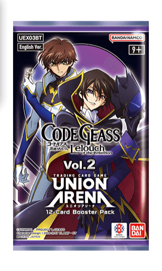 Union Arena : Code Geass Lelouch of the Rebellion V2 Booster Pack UEX03BT 