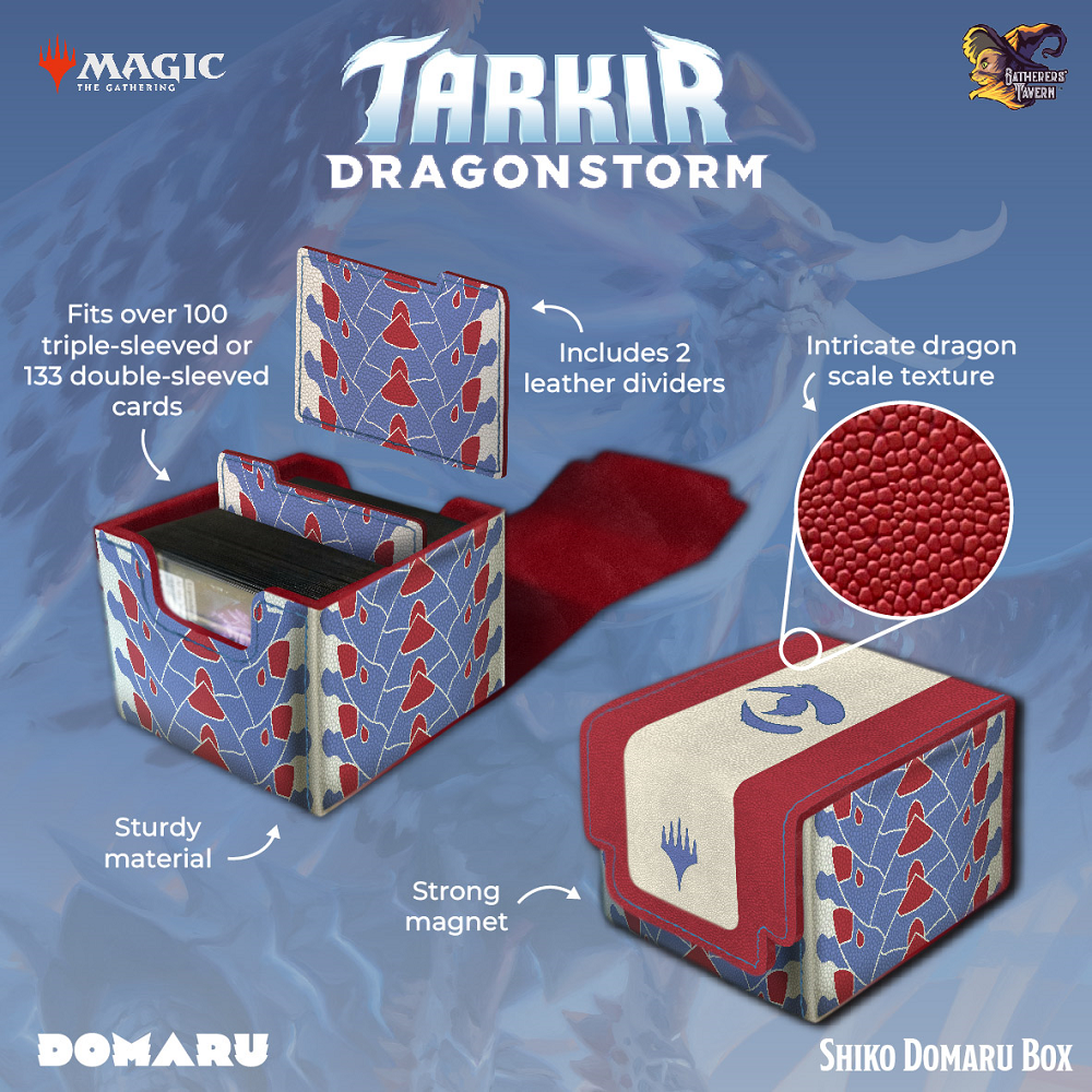 Boîte de deck Magic The Gathering Tarkir Dragonstorm Domaru - Shiko 133+