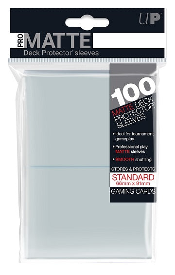 D-Pro Sleeves 100CT Pro-Matte Clear