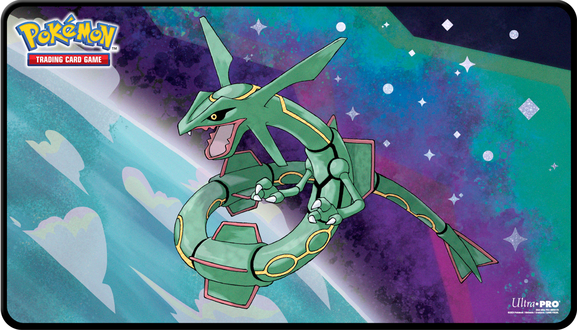 Tapis de jeu Pokémon TCG : Rayquaza légendaire Foil