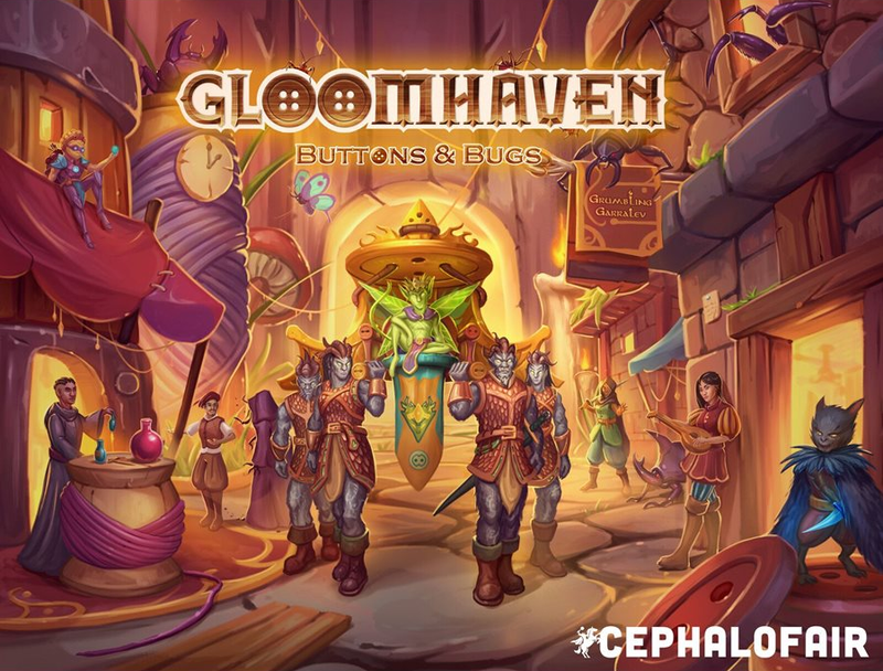 Boutons et bugs de Gloomhaven