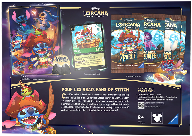 Disney Lorcana : Coffret Cadeau Azurite Sea (Français) (Précommande)