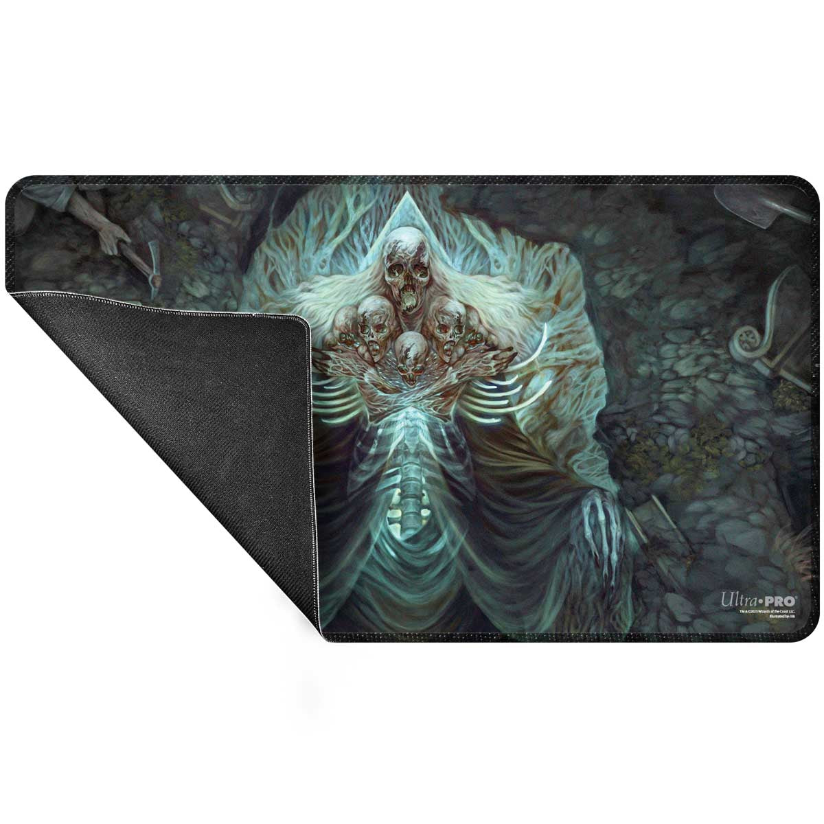 Tapis de jeu Magic: The Gathering Commander Series noir cousu - Myrkul
