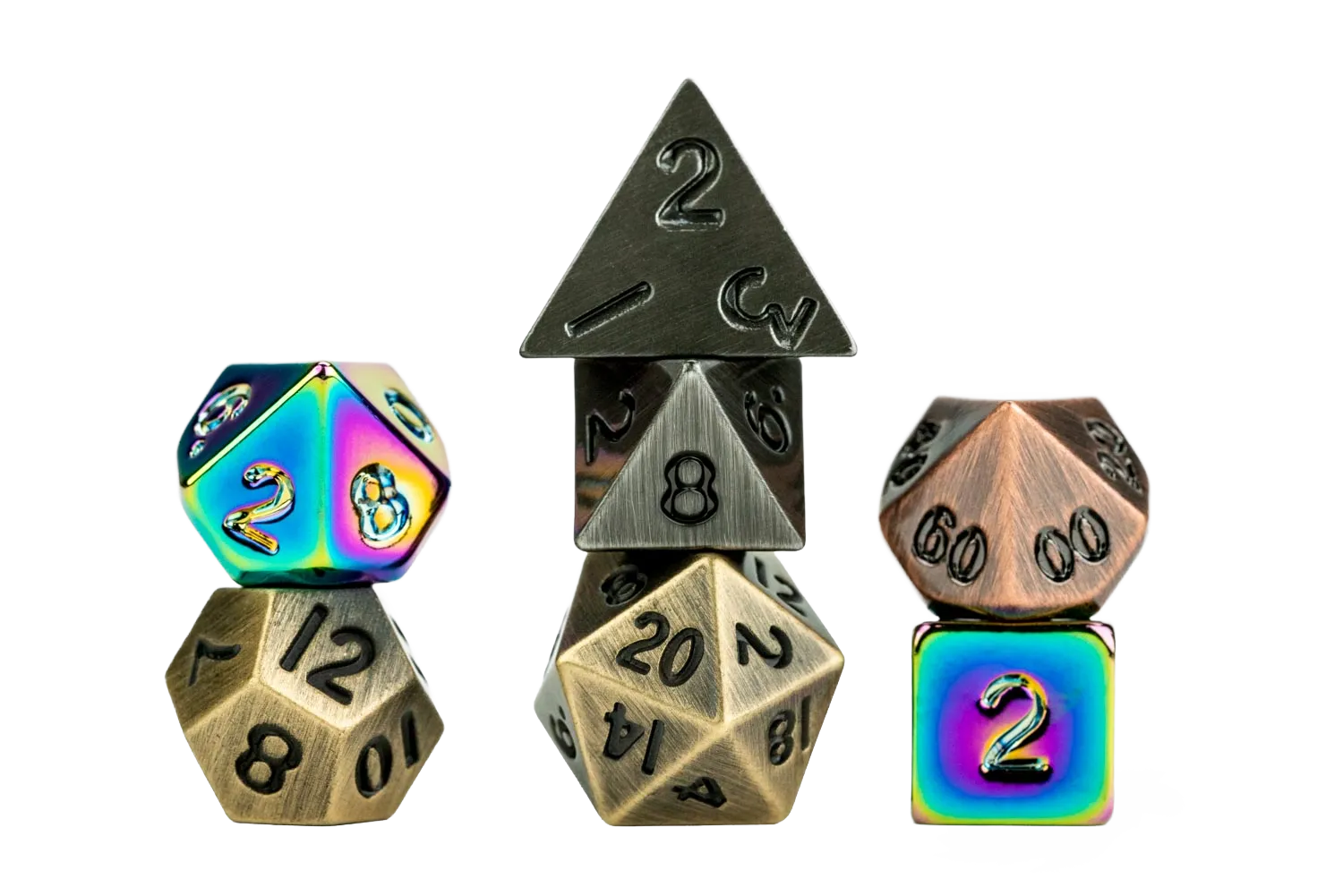 Mystery Misfit - 7 Mini Metal Dice Pack