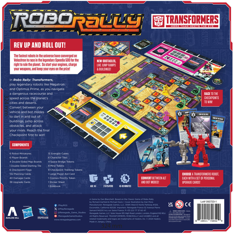 Rallye robotique : Transformers