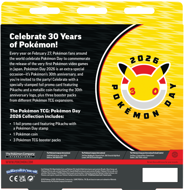 Pokemon TCG: Pokemon Day 2026 Collection