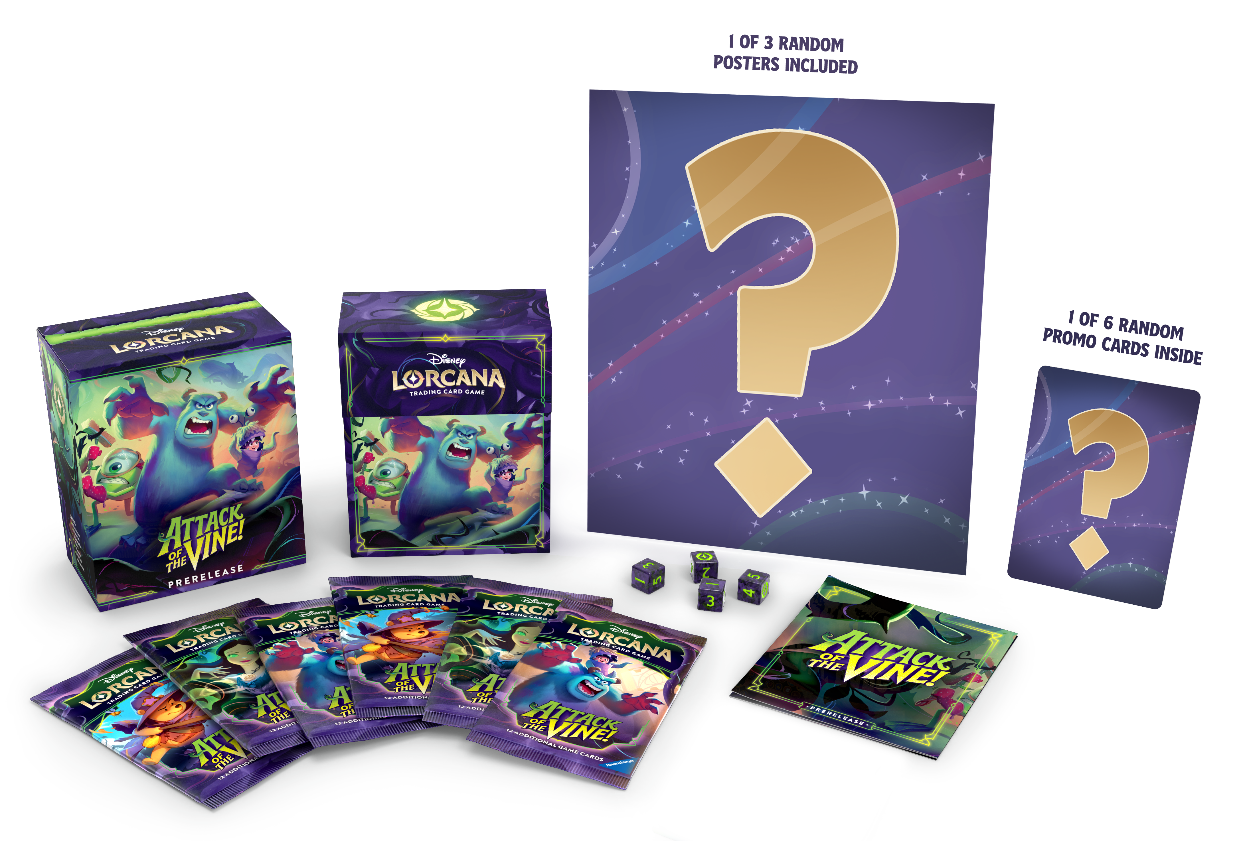 Disney Lorcana: Attack of The Vine Pre-Release Pack (Pre-Order)