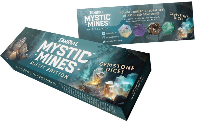 Mystery Misfit - Mystic Mines 7 dés de pierres précieuses