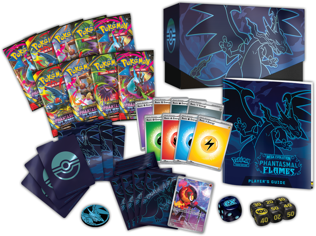 JCC Pokémon : Coffret Dresseur d'élite ME02 Flammes Fantasmagoriques