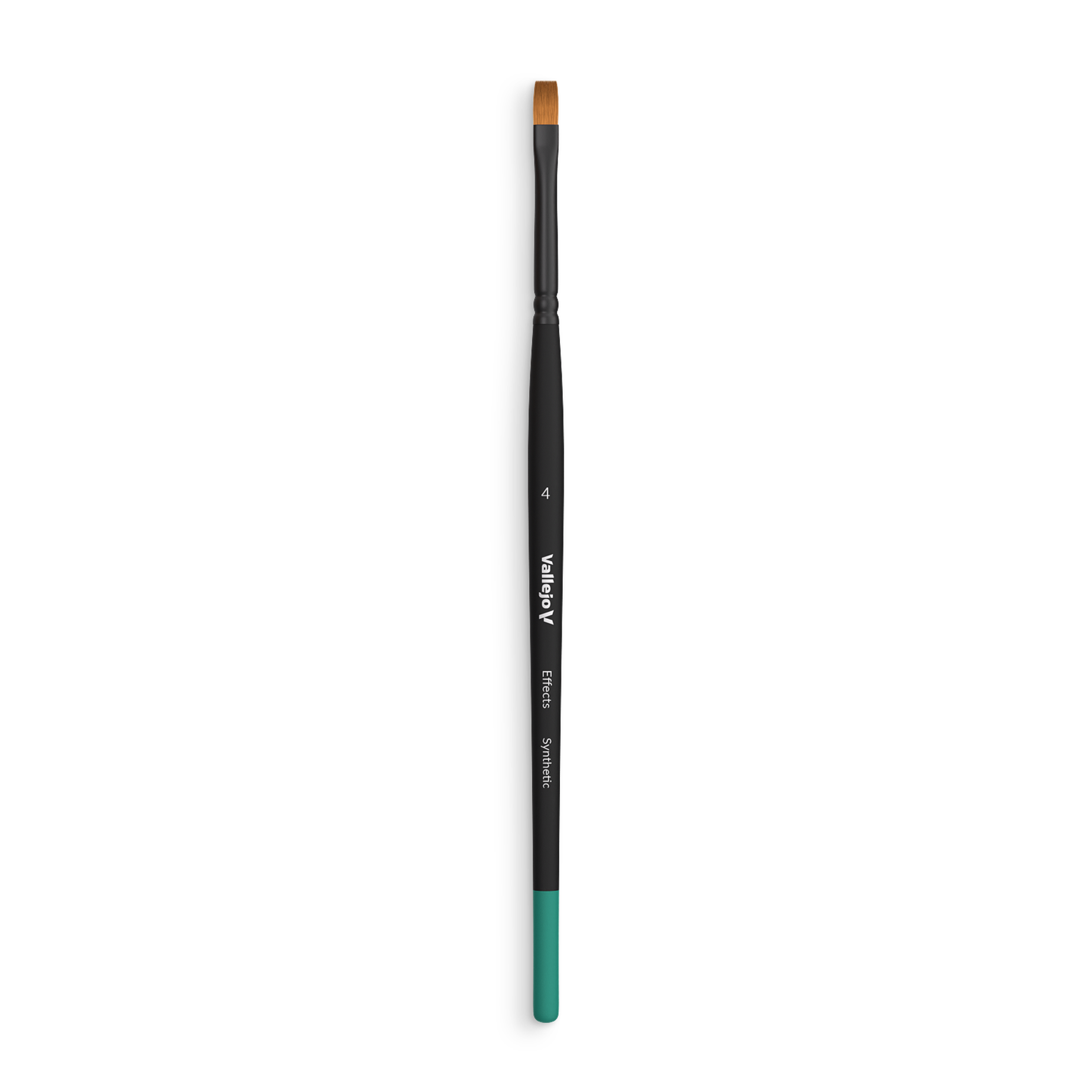 Synthetic Flat Rectangular Brush NO. 4