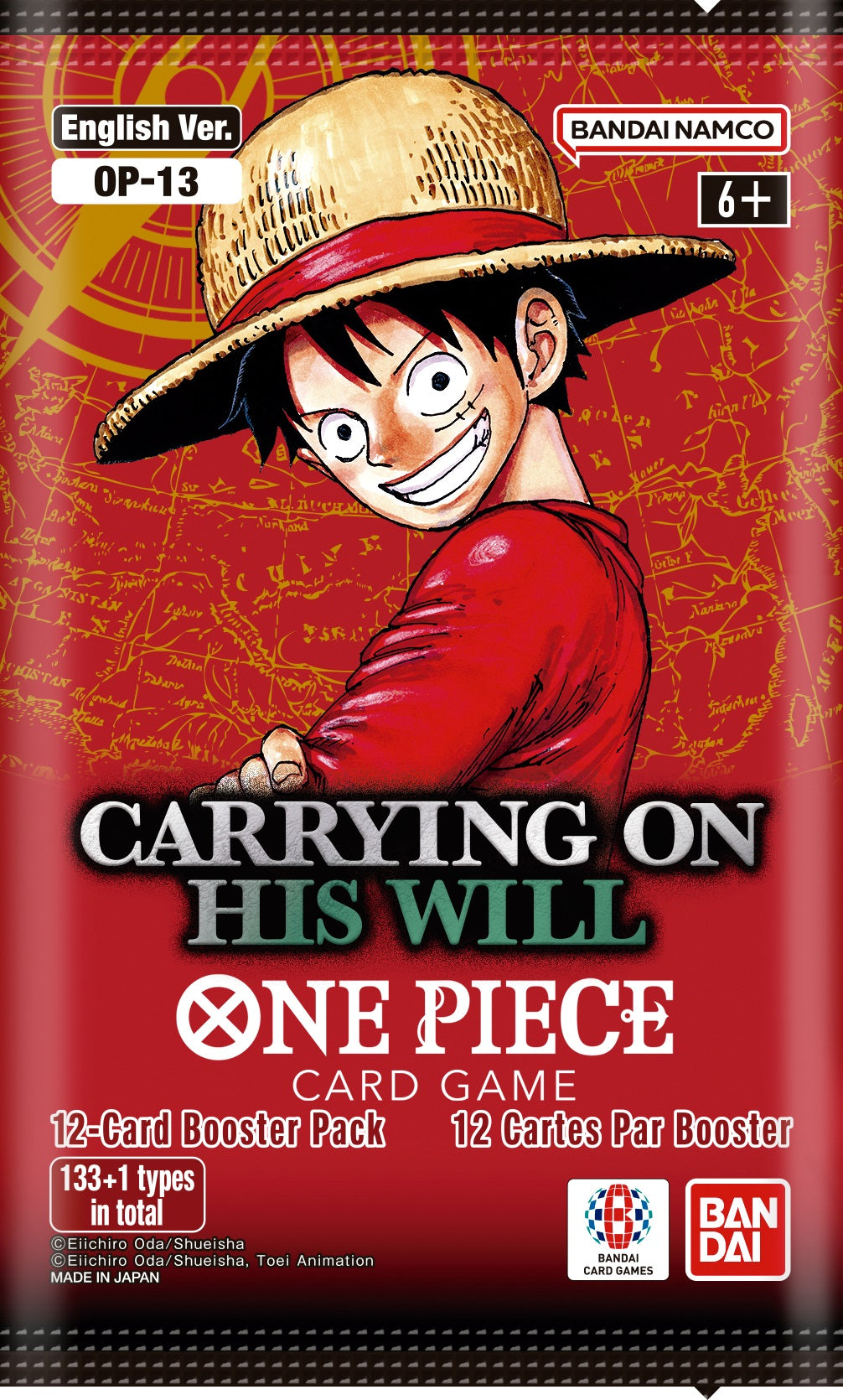 One Piece TCG: OP-13 Carrying On His Will Booster Pack