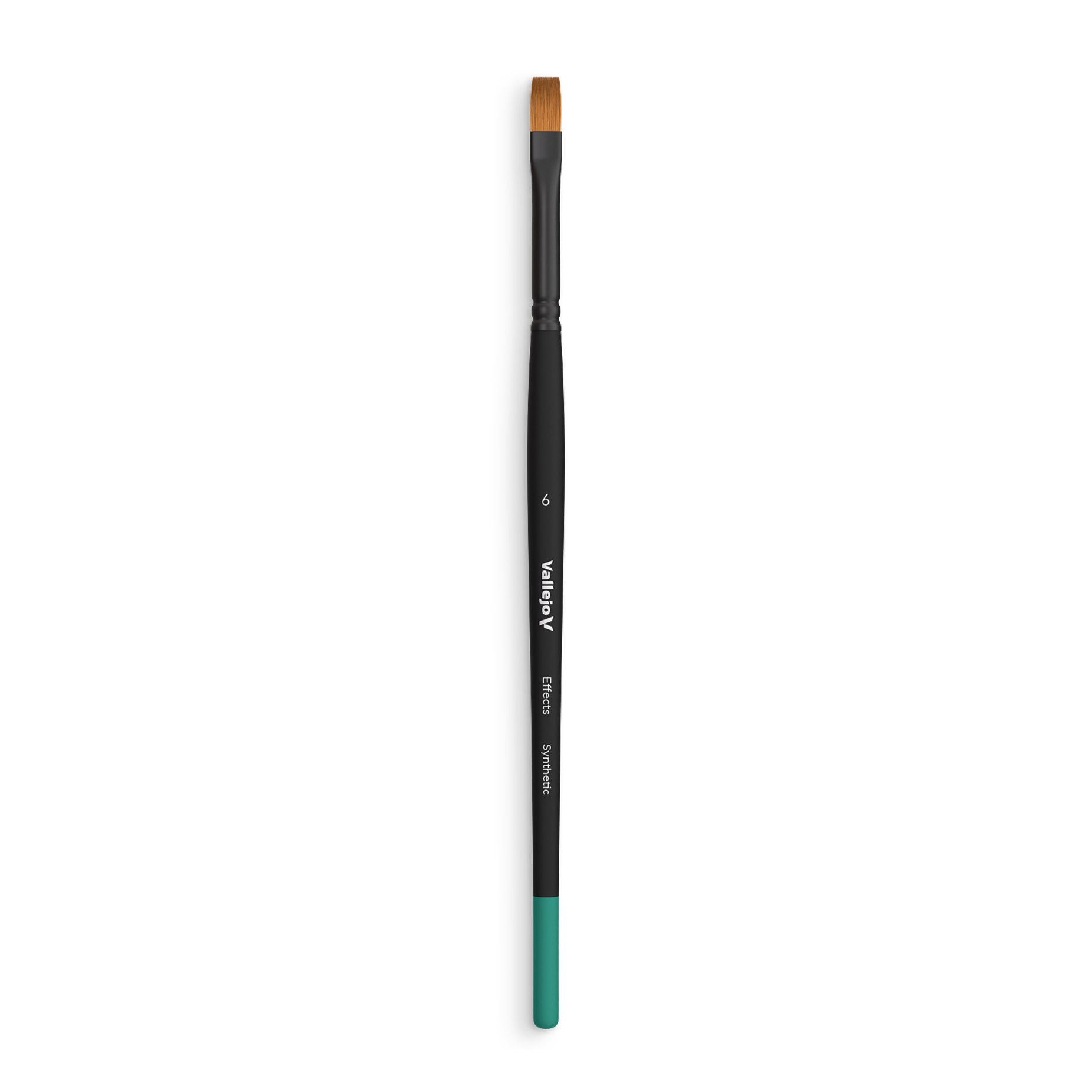 Synthetic Flat Rectangular Brush NO. 6