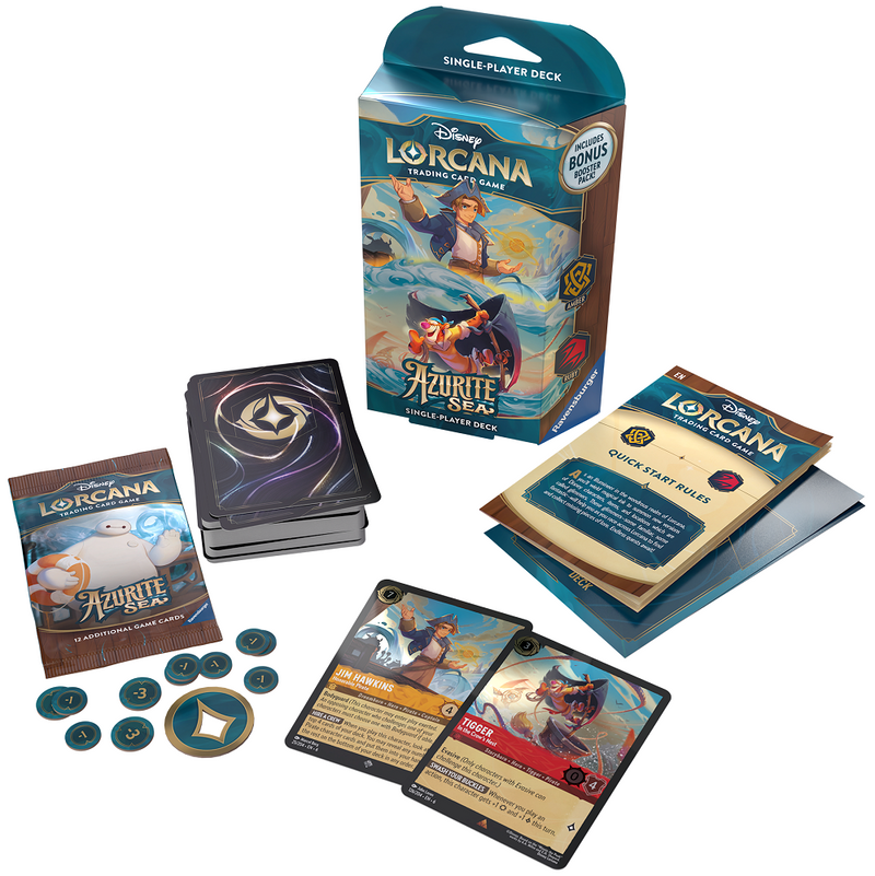 Disney Lorcana : Decks de démarrage Azurite Sea (Précommande)