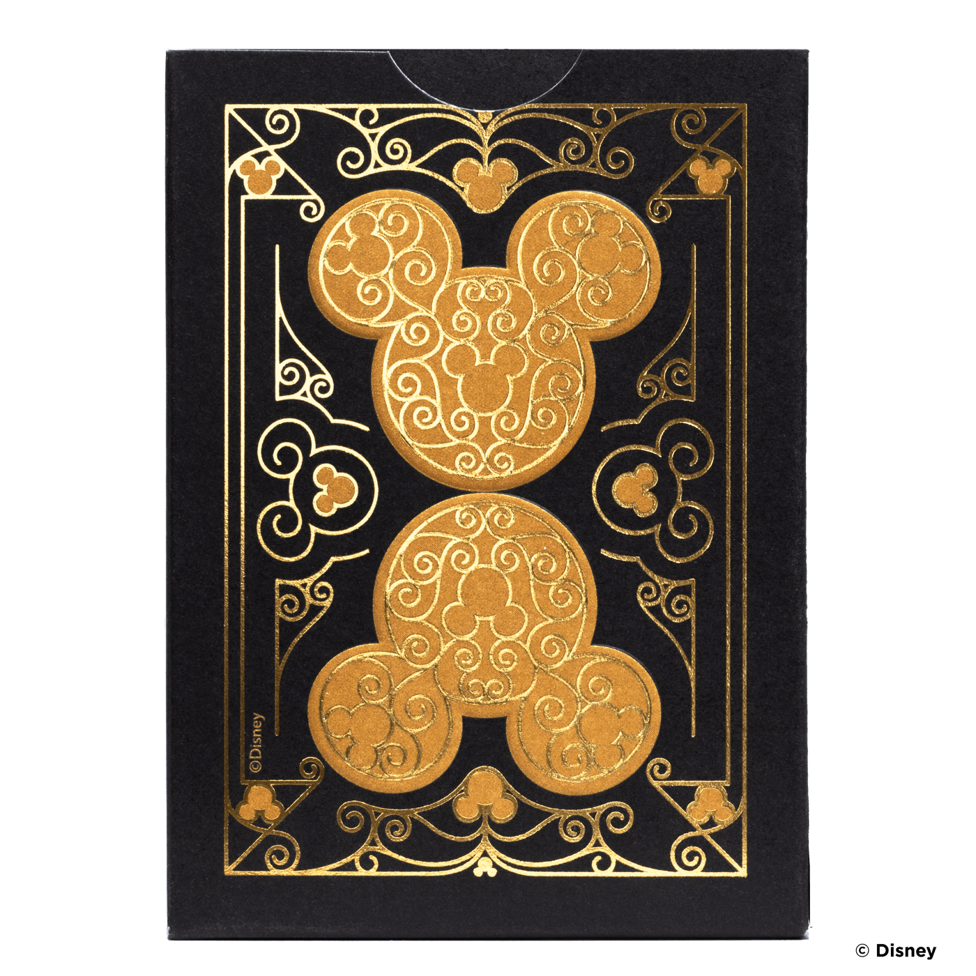 Cartes à jouer Disney Mickey Noir/Or