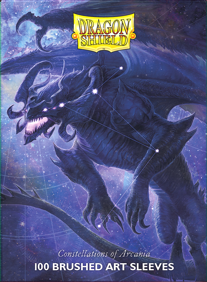 Pochettes d'art brossées Dragon Shield : Constellations Signoir 100CT
