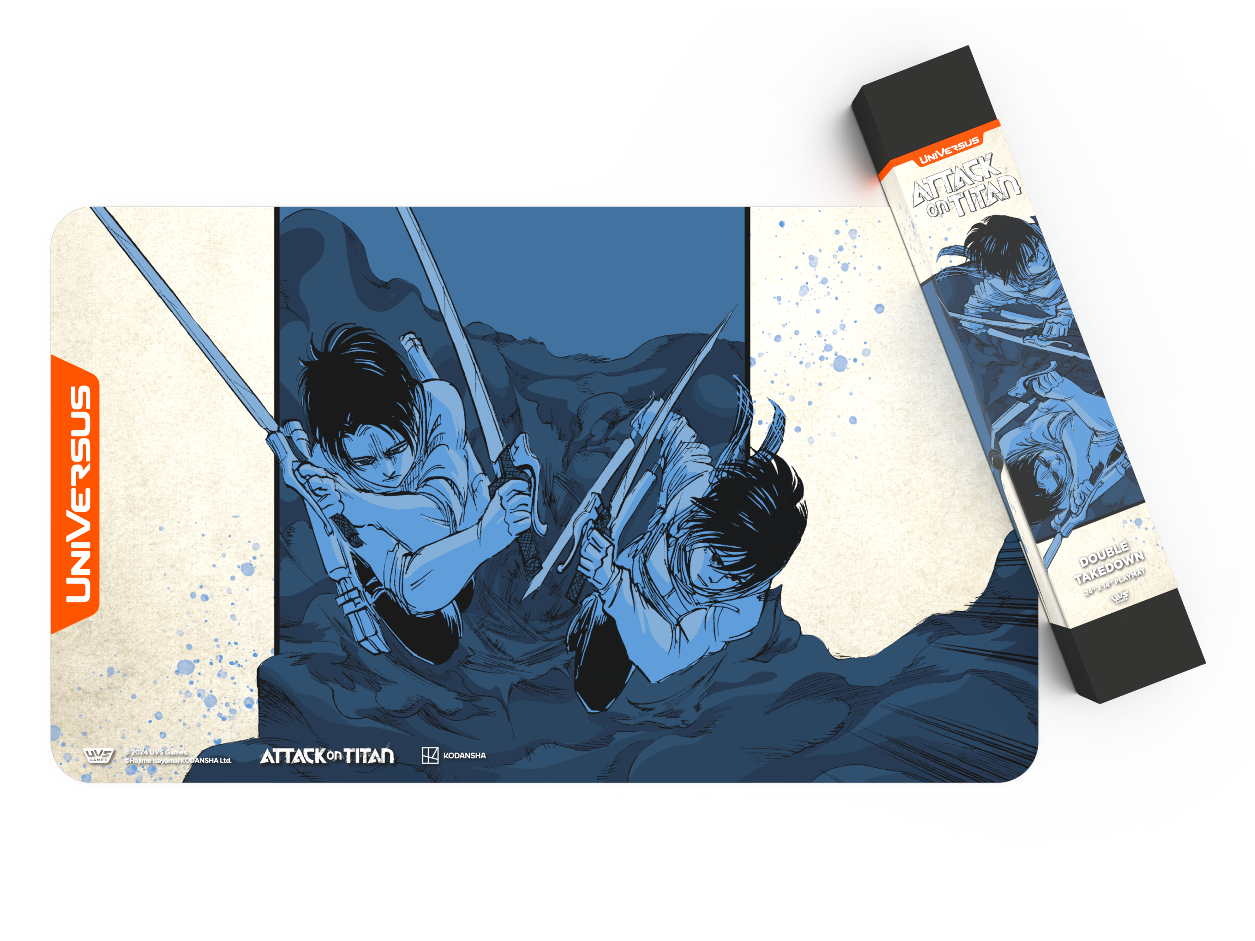 Universus : L'Attaque des Titans : Les Origines du Pouvoir - Tapis de jeu Double Takedown