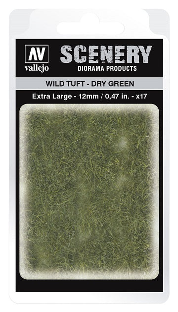 Scenery Diorama Products: Extra Large Wild Tuft - Dry Green