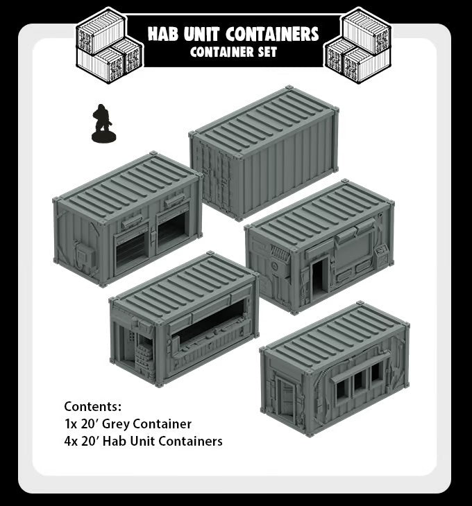 Monster Scenery: Hab Unit Containers