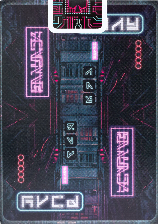 Cartes à jouer Cyberpunk Cybercity